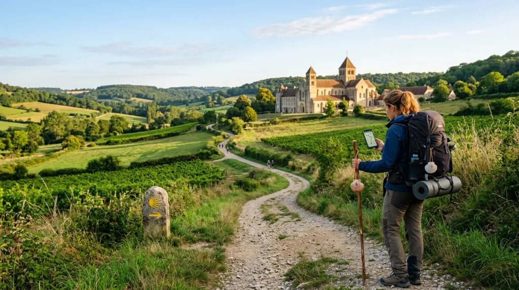 planifiez facilement votre pèlerinage vers compostelle grâce à abbaye-valmont.fr : calcul d'itinéraire simple et efficace pour une aventure spirituelle réussie.