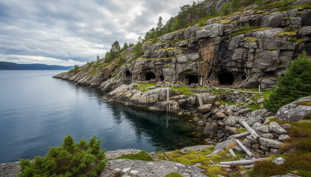 découvrez helleren, un site unique de patrimoine troglodyte situé au cœur du jøssingfjord. explorez des habitations anciennes creusées dans la roche et plongez dans l'histoire fascinante de cette région norvégienne.