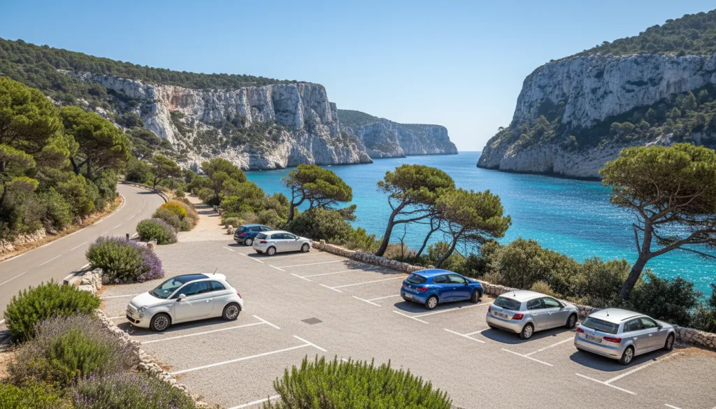 découvrez un stationnement pratique et accessible près de la calanque de port-miou à cassis, idéal pour profiter pleinement des paysages exceptionnels et des activités nautiques.