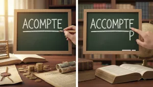 découvrez comment différencier 'acompte' et 'acchompte', comprendre leur orthographe correcte et leur usage en français pour éviter les erreurs courantes.